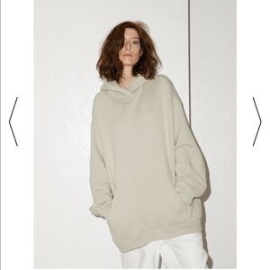 Raey oversized cotton hooded sweatshirt